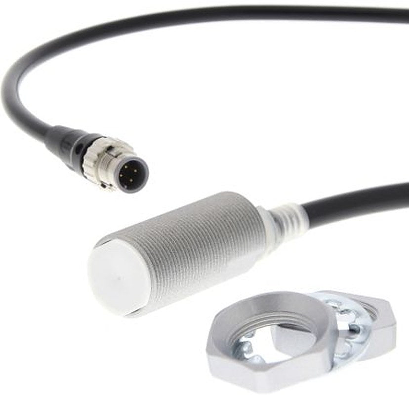 Omron E2EQ-X11D118-M1TGJ-T 0.3M Threaded Barrel Inductive Proximity Sensor, M18 2-Wire E2E 30V 11 mm 30 V dc 100mA, 3 mA