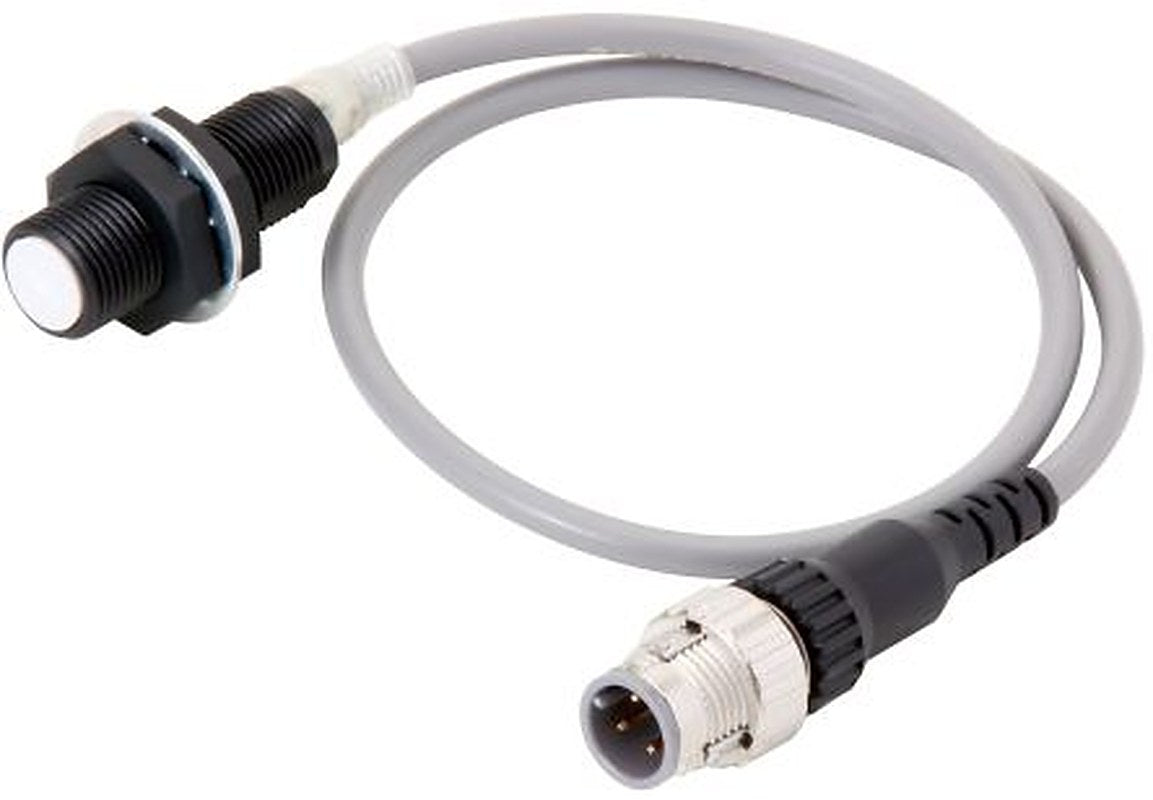 Omron E2EQ-X3D1G-M1TGJ-T 0.3M Threaded Barrel Inductive Proximity Sensor, M12 2-Wire E2EQ 30V 3 mm 30 V dc 100mA, 3 mA