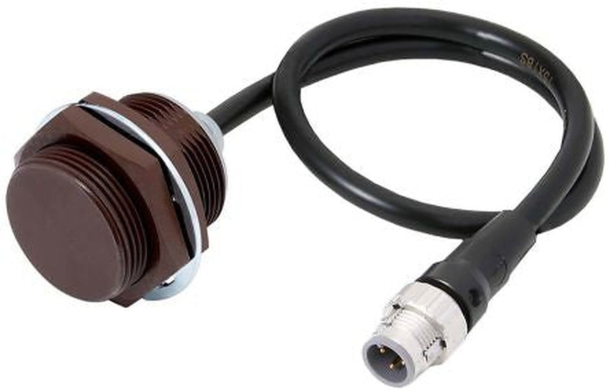 Omron E2EW-QX20C130-M1TJ 0.3M Threaded Barrel Inductive Proximity Sensor, M30 x 1.5 NPN E2EW 30V 20 mm 30 V dc 200mA