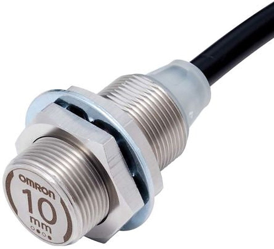 Omron E2EW-X10C118 2M Threaded Barrel Inductive Proximity Sensor, M18 x 1 NPN E2EW 30V 10 mm 30 V dc 200mA