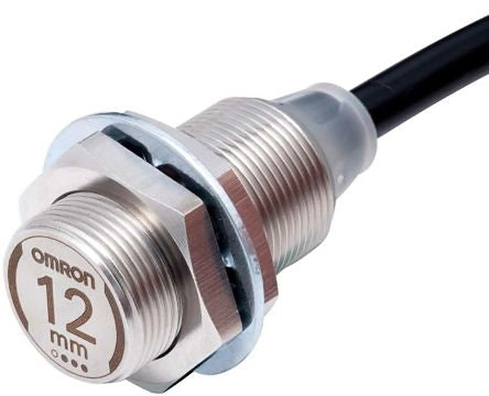 Omron E2EW-X12B1T18 2M Threaded Barrel Inductive Proximity Sensor, M18 x 1 PNP E2EW 30V 12 mm 30 V dc 200mA
