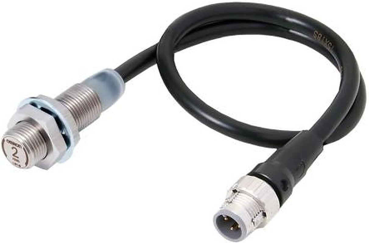 Omron E2EW-X2B112-M1TJ 0.3M Threaded Barrel Inductive Proximity Sensor, M12 x 1 PNP E2EW 30V 2 mm 30 V dc 200mA