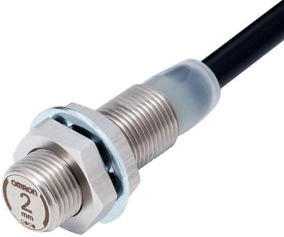 Omron E2EW-X2B312 2M Threaded Barrel Inductive Proximity Sensor, M12 x 1 PNP E2EW 30V 2 mm 30 V dc 200mA
