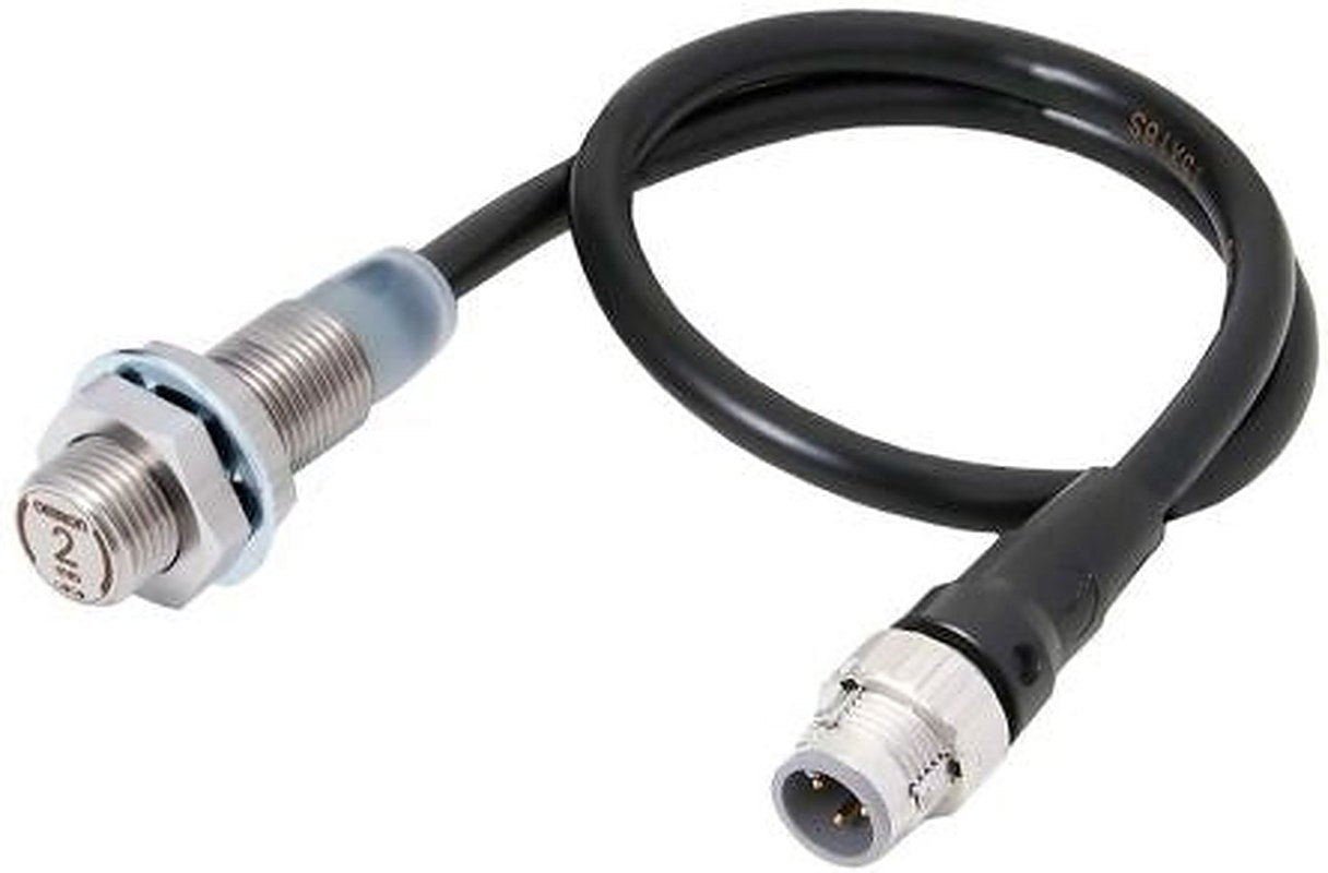 Omron E2EW-X2B312-M1TJ 0.3M Threaded Barrel Inductive Proximity Sensor, M12 x 1 PNP E2EW 30V 2 mm 30 V dc 200mA
