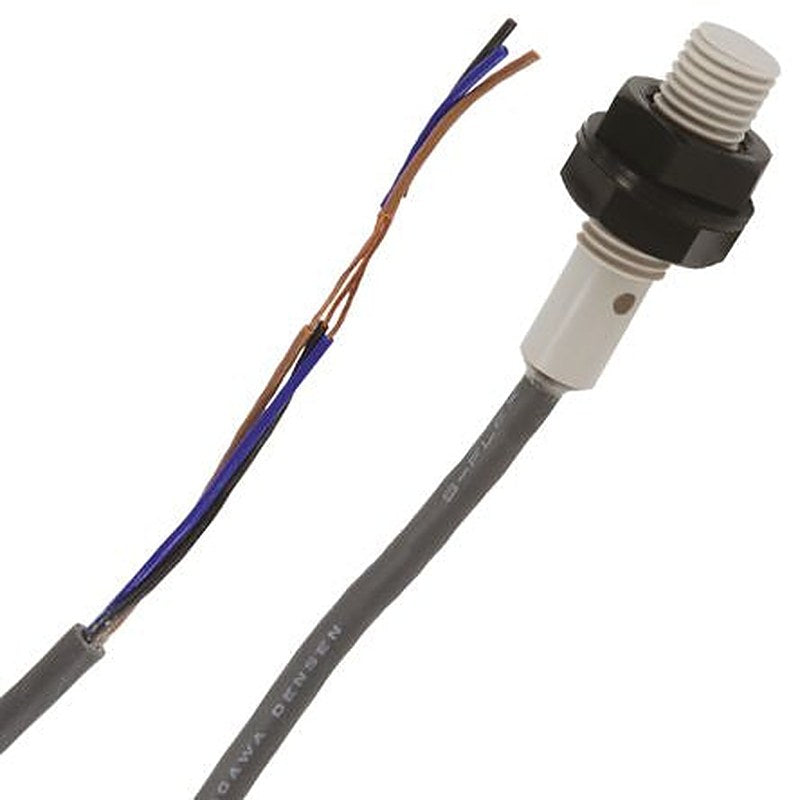 Omron E2F-X1R5F1 2M Threaded Barrel Inductive Proximity Sensor, M8 PNP E2F-X 30V 10 mm 240 V ac 30 V dc 200mA