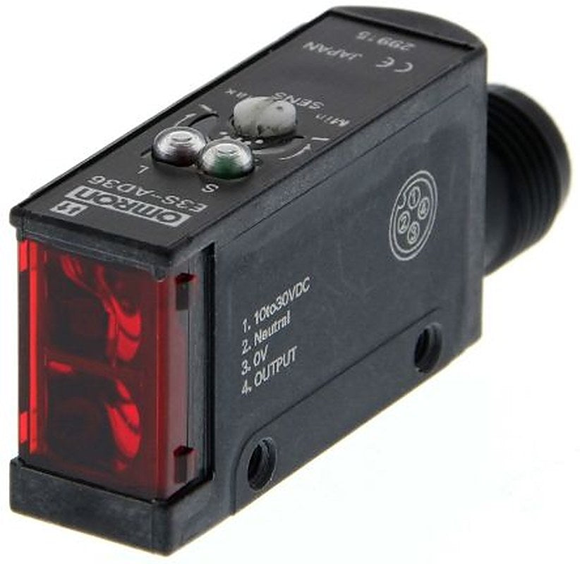 Omron Diffuse Photoelectric Sensor, Block Sensor