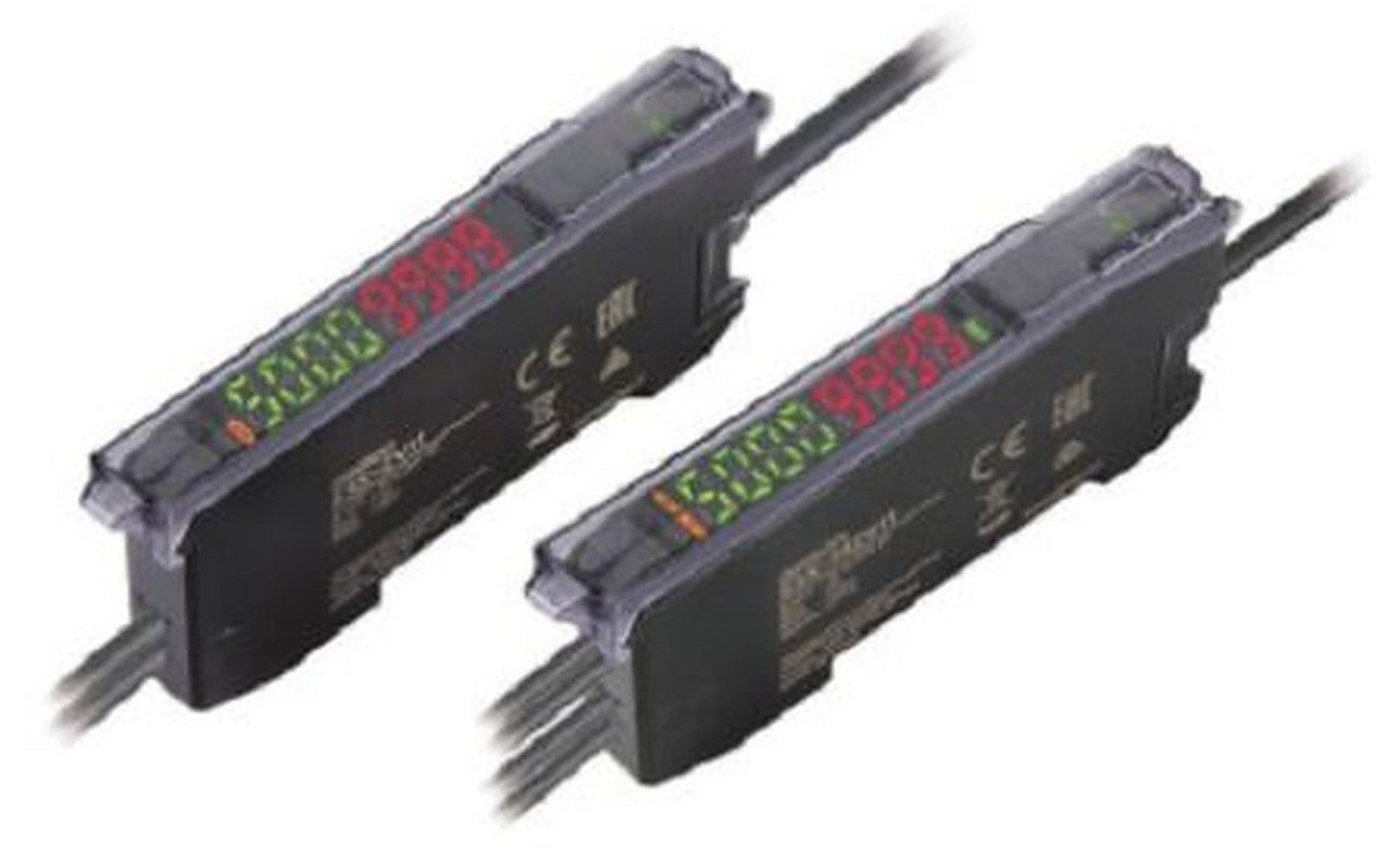 Omron Fibre Amplifier 3 μm, NPN Output, 720 mW Wire, IP50 24V