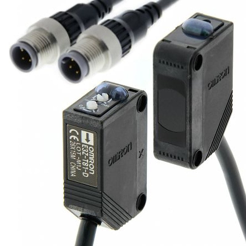 Omron Through Beam Photoelectric Sensor, Square Sensor