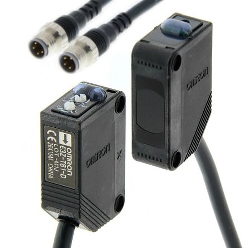 Omron Through Beam Photoelectric Sensor, Rectangular Sensor