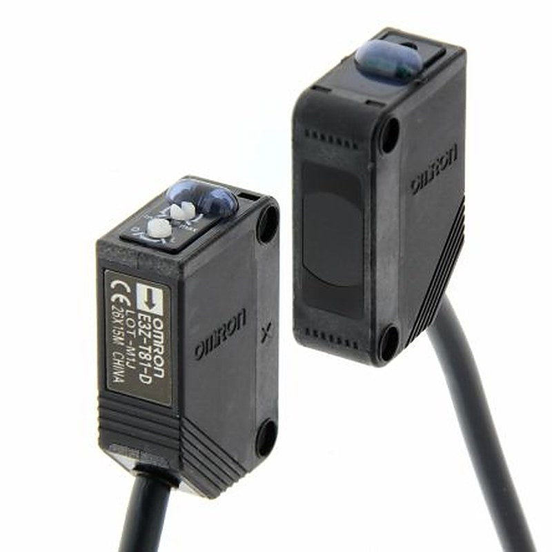 Omron Through Beam Photoelectric Sensor, Square Sensor