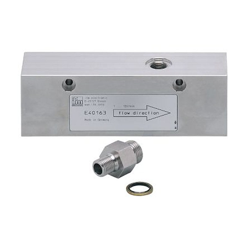 ifm electronic, E401 Series Adapter Process Adapter for Use with Small Volumetric Flow Quantities, EAC, RoHS Standard