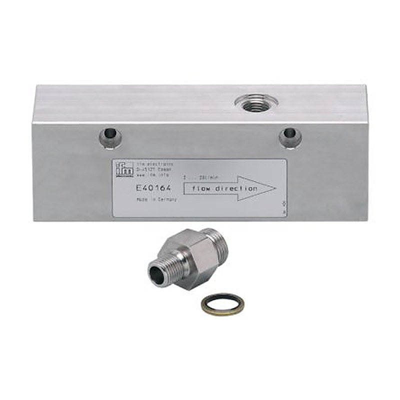 ifm electronic, E401 Series Adapter Process Adapter for Use with Small Volumetric Flow Quantities, EAC, RoHS Standard