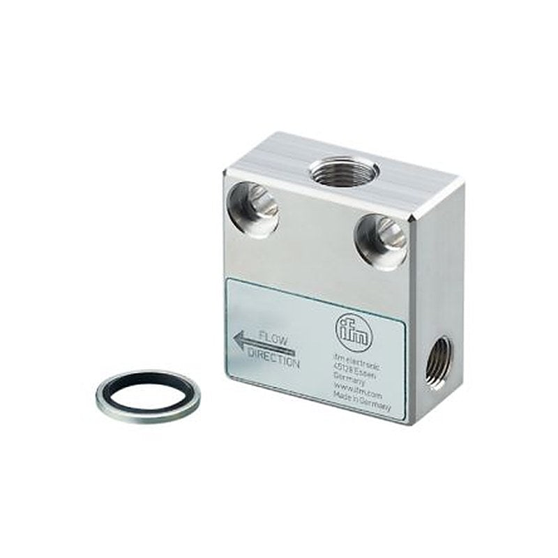 ifm electronic, E404 Series Adapter Sensor Accessories for Use with Small Volumetric Flow Quantities, RoHS, EAC Standard