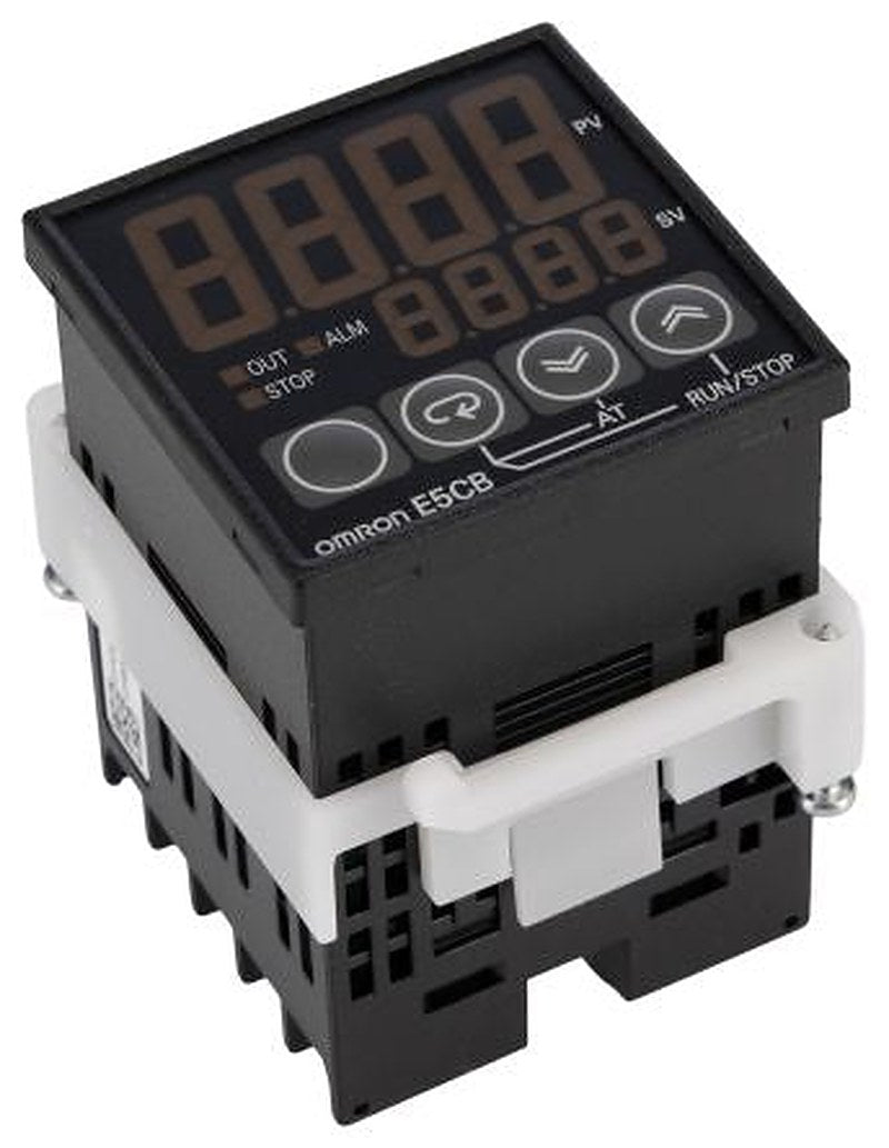 Omron E5CB Panel Mount Controller 2 Input, 3 Output Relay 24V ac/dc 2-PID Controller, PID, On-Off
