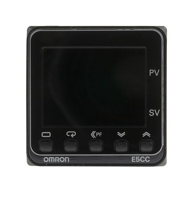 Omron E5CC Panel Mount PID Temperature Controller 2 Input, 2 Output Solid State Relay 24V ac PID Controller