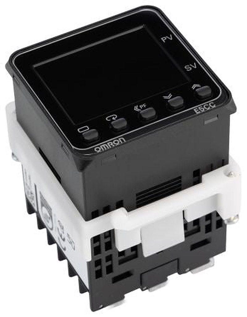 Omron E5CC Panel Mount PID Temperature Controller 2 Input, 1 Output Solid State Relay 240V ac On-Off