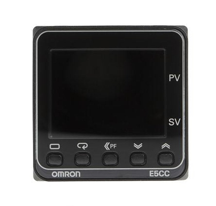 Omron E5CC Panel Mount PID Temperature Controller 4 Input, 1 Output Relay 240V ac/dc On-Off