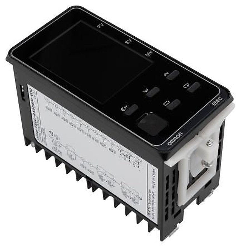 Omron E5EC Panel Mount PID Temperature Controller 2 Input, 4 Output Relay 240V ac/dc PID Controller