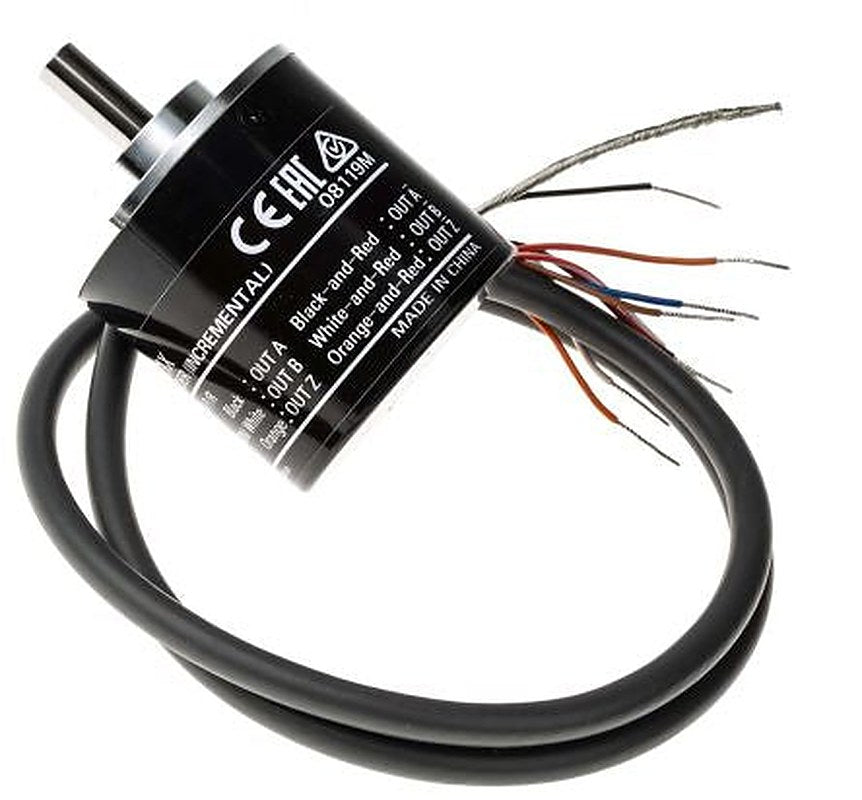 Omron E6B2 Series Incremental Incremental Encoder 5V dc, 1000 ppr ppr, Line Driver Signal, Solid Type, 6 mm Shaft