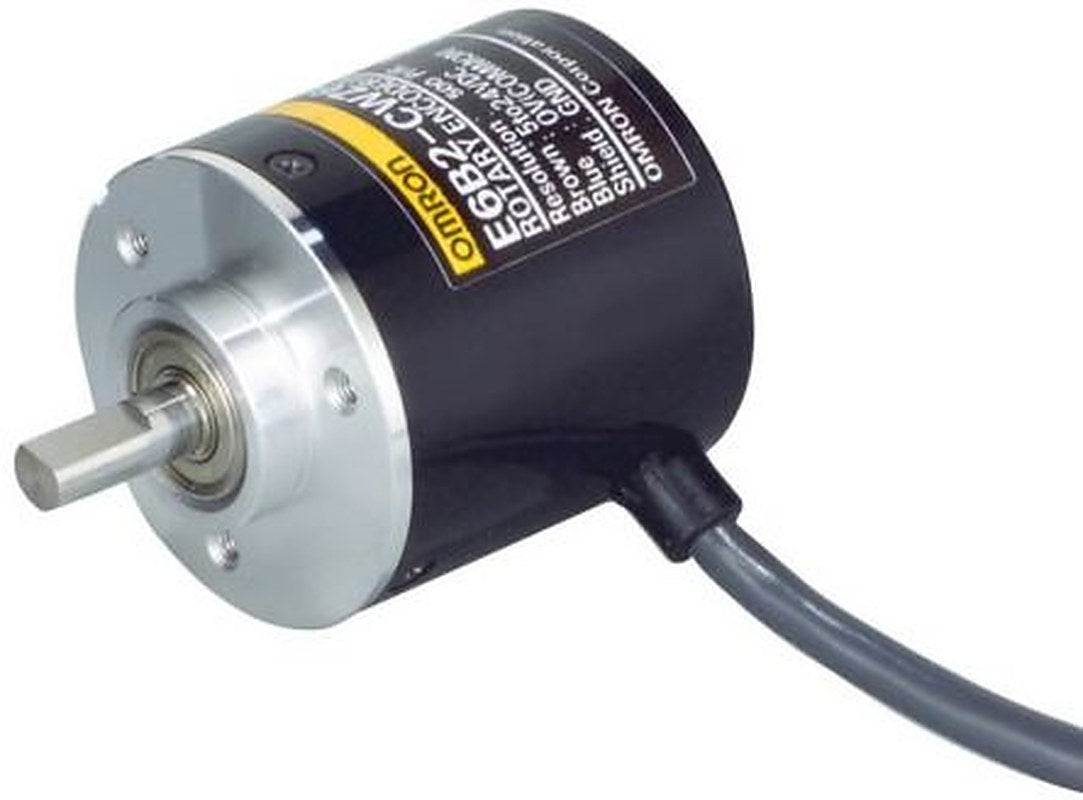 Omron E6B2-C Series Incremental Incremental Encoder 24V, 600 ppr ppr, NPN Open Collector Signal, 6 mm Shaft