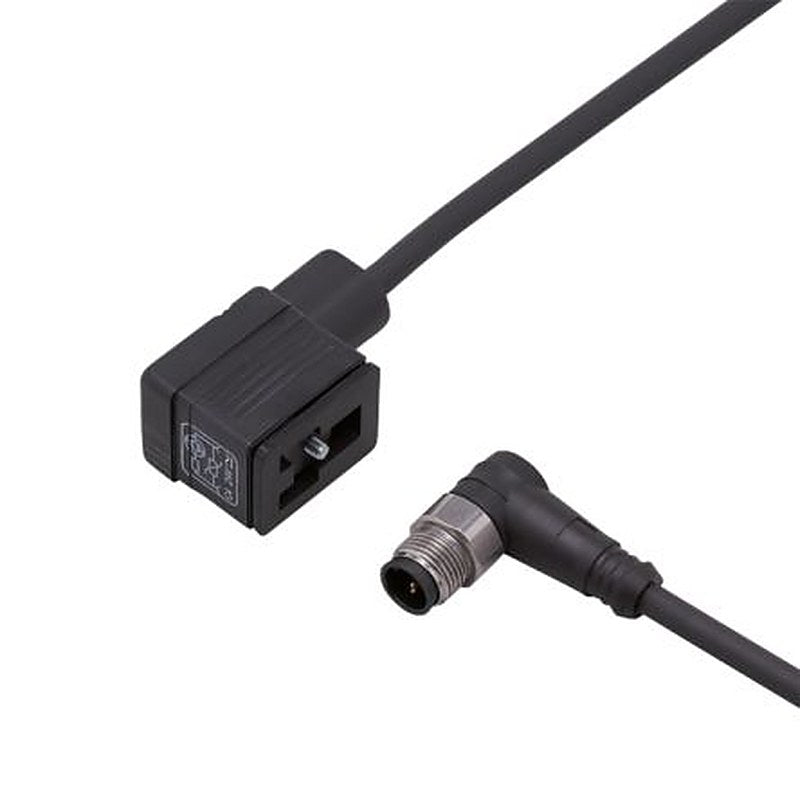 ifm electronic Male 1 way Right Angle to Female 1 way Valve Connector Actuator/Sensor Cable, 300 mm