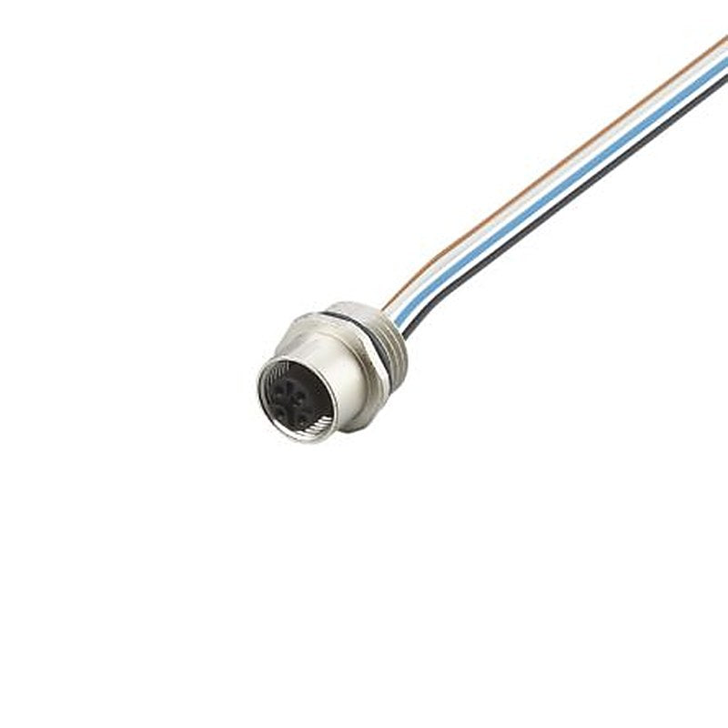ifm electronic Industrial Circular Connector, 1 Contacts, Screw, M12 Connector, Socket, Female, IP68, E Series