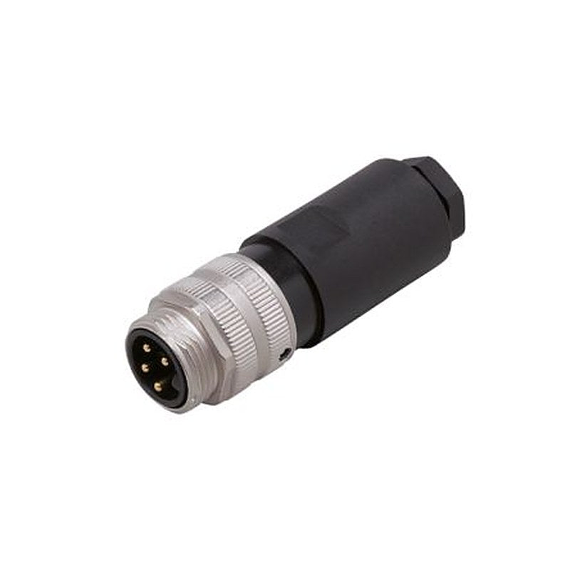ifm electronic Industrial Circular Connector, 1 Contacts, Screw, 7/8 in Connector, Plug, Male, IP67, E Series