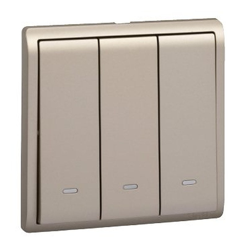 Pieno - 16A 250V - 3 gang 2 way switch with fluorescent locator (WG) (Pieno) is a Schneider Electric product. Designed for reliable performance and long service life. Available across Iraq — contact us for pricing and delivery options.