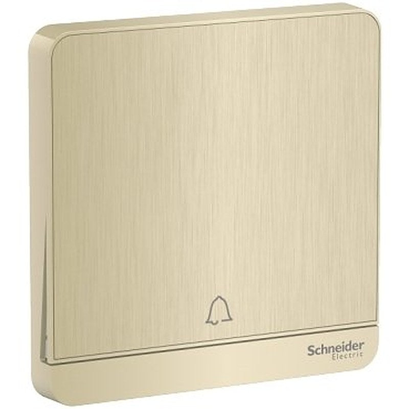 Push Button, AvatarOn, for doorbell, 10A, 250V, Metal Gold Hairline (Push Button AvatarOn) is a Schneider Electric product. Designed for reliable performance and long service life. Available across Iraq — contact us for pricing and delivery options.