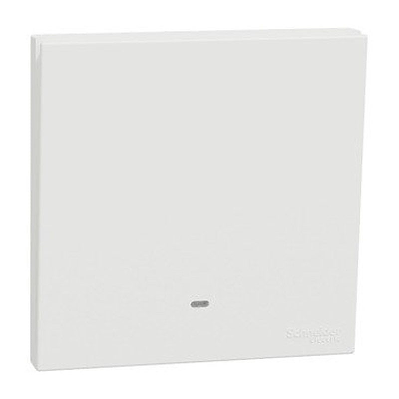 Momentary switch, AvatarOn C, 10A 250V, 1 gang, with fluorescent lamp, white (Momentary switch AvatarOn C) is a Schneider Electric product. Designed for reliable performance and long service life. Available across Iraq — contact us for pricing and delivery options.