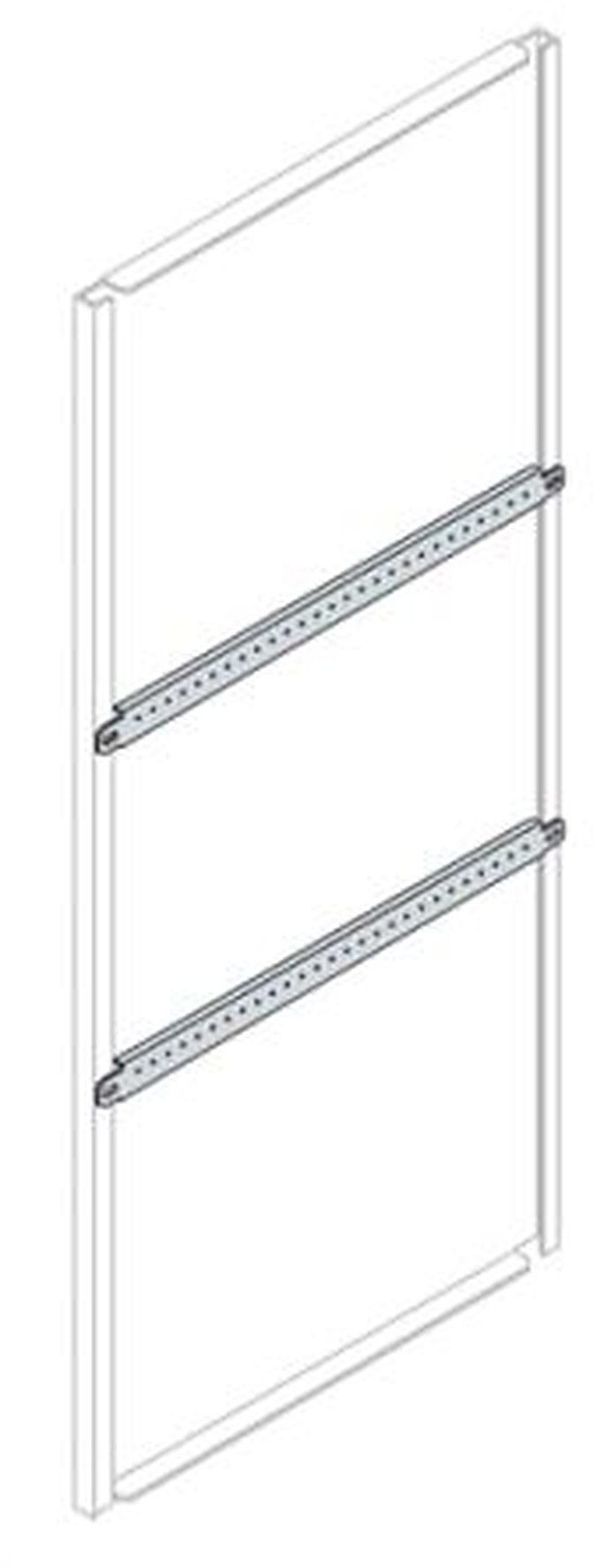 ABB IS2 Series Galvanised Steel Enclosure Profile, 40mm W, 40 mm H, 1 m L For Use With IS2 Enclosures For Automation