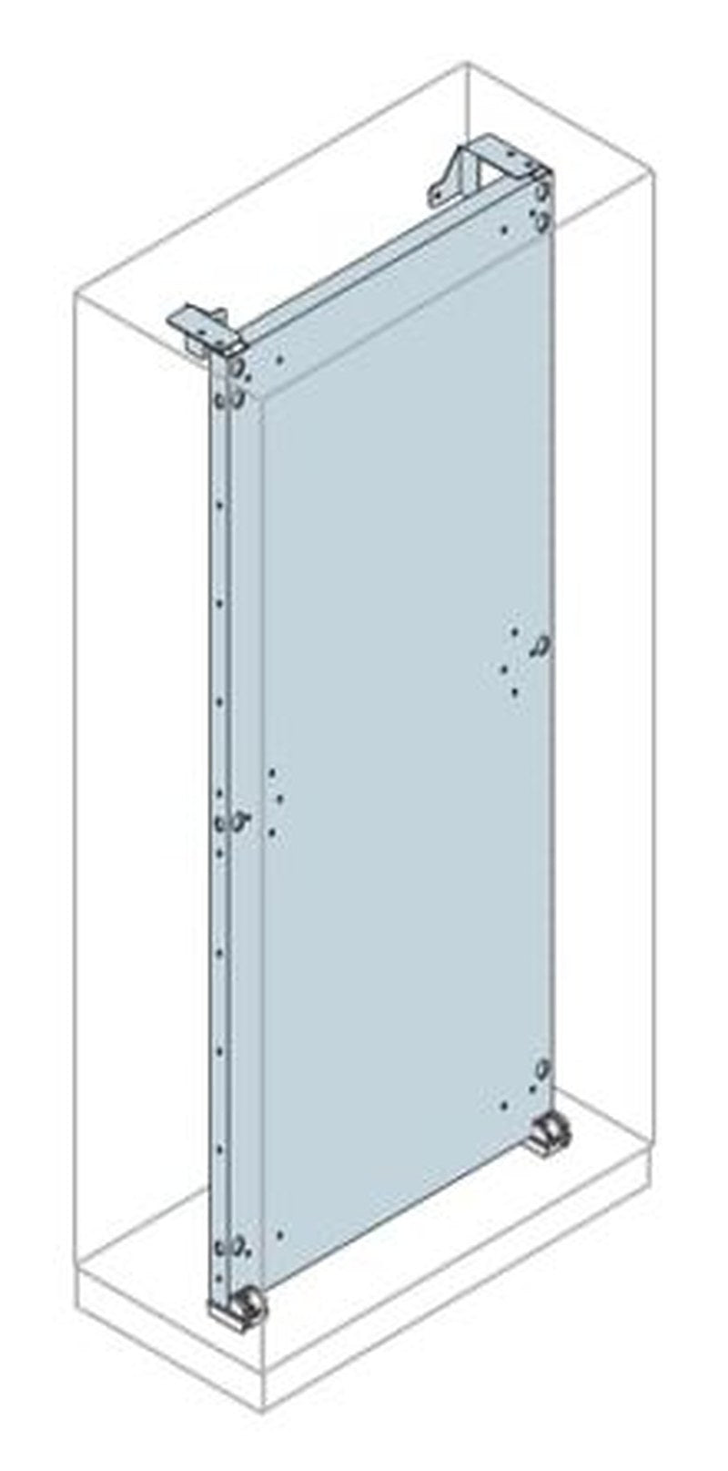 ABB Galvanised Steel Mounting Plate, 600mm W, 1.4 m L for Use with IS2 Enclosures