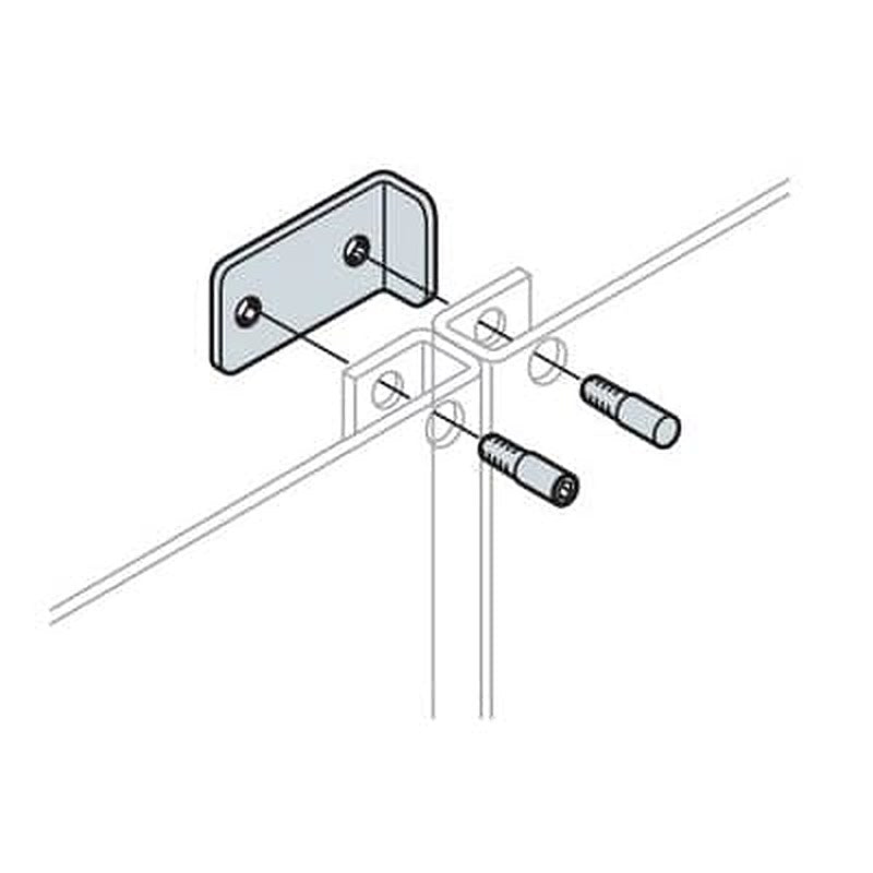 ABB IS2-EA2113 Series Galvanised Steel Joining Kit for Use with IS2 Enclosures 15 mm x 100 mm x 50mm
