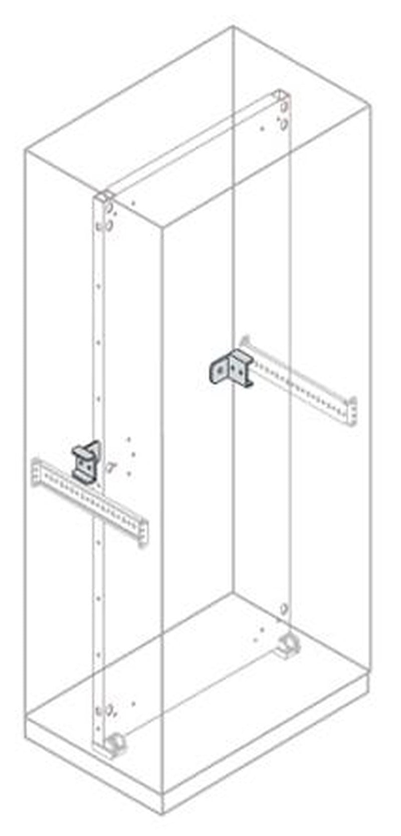 ABB IS2-EA2115 Series Galvanised Steel Accessory Kit for Use with IS2 Enclosures 105 mm x 105 mm x 105mm