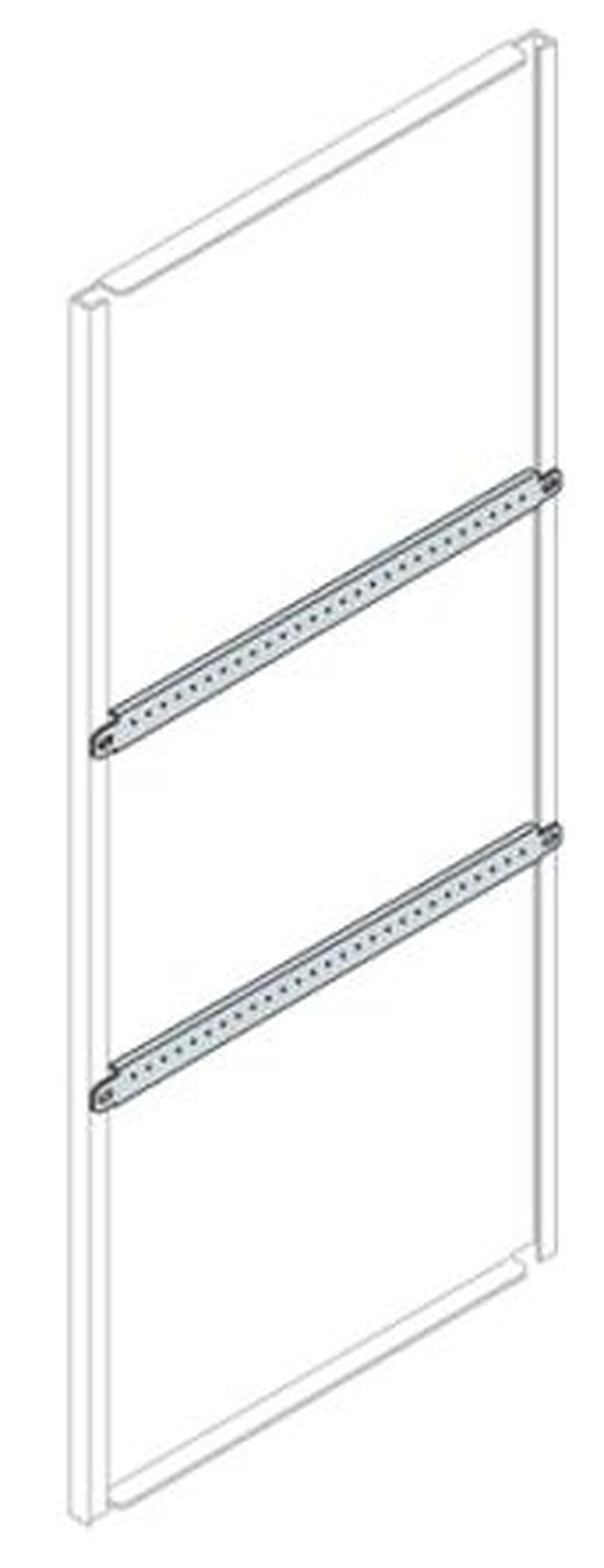 ABB IS2 Series Galvanised Steel Enclosure Profile, 45mm W, 45 mm H, 800 mm L For Use With IS2 Enclosures For Automation