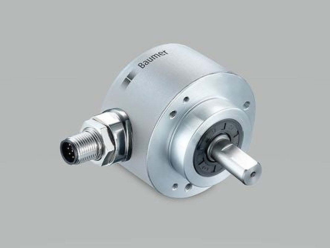 Baumer EAM580 Series Magnetic Absolute Encoder 30V, 4096 ppr ppr, Push Pull Signal, Solid Type, 10 mm Shaft