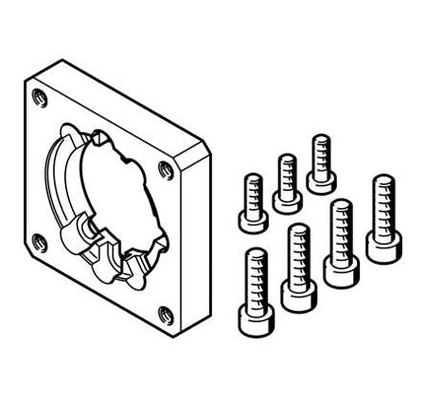 Festo Flange EAMF Series Flange for Use with Thermocouple or PRT Probe,529942