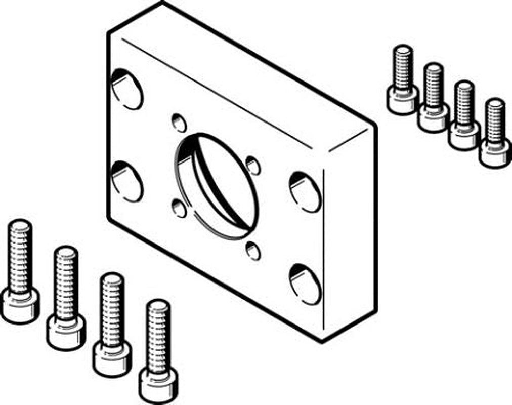 Festo Flange EAMF-A Series Flange for Use with Motor Mounting