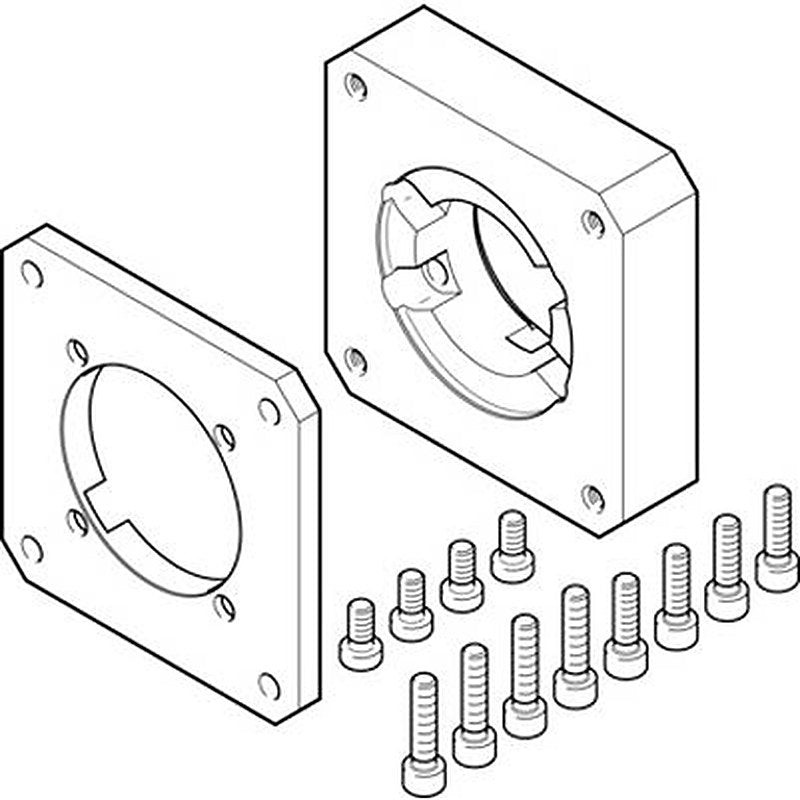 Festo Flange EAMF-A Series Flange for Use with Motor Mounting