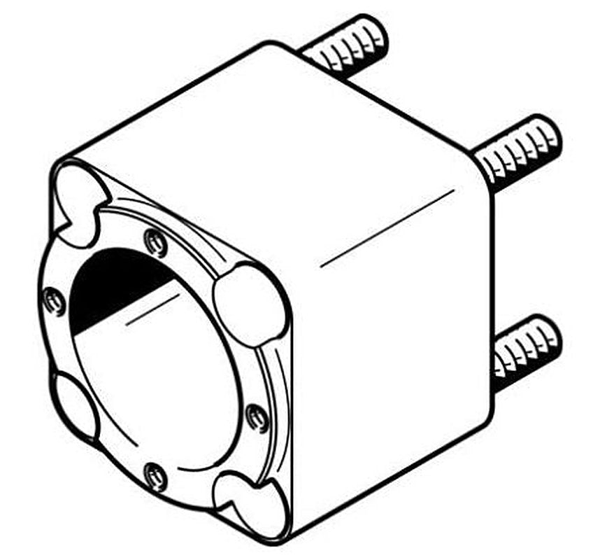 Festo Coupling EAMK-A-D32-44A/C, For Use With Thermocouple or PRT Probe