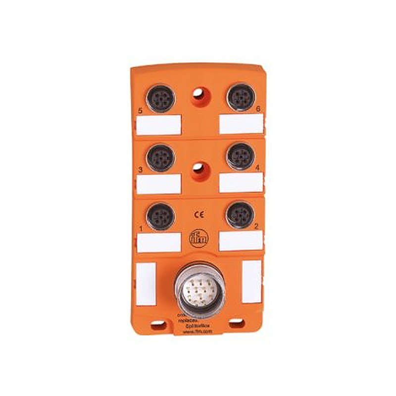 ifm electronic EBC Series Sensor Box, 6 Port, Connector