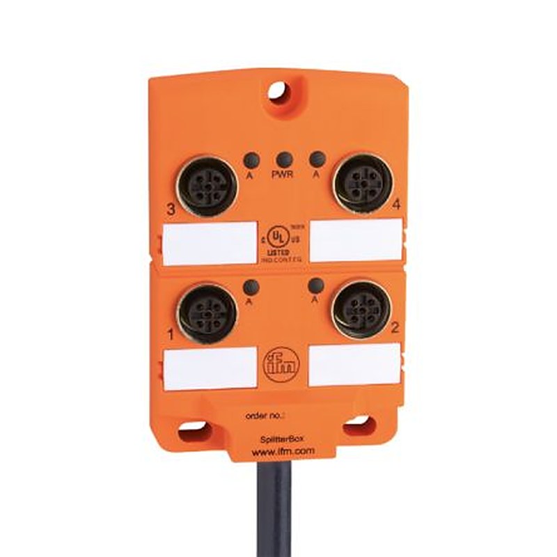 ifm electronic EBC Series Sensor Box, 4 Port, 10 m