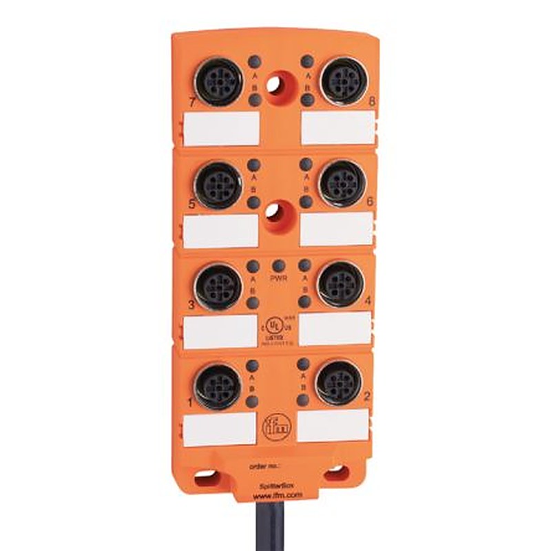 ifm electronic EBC Series Sensor Box, 8 Port, 10 m