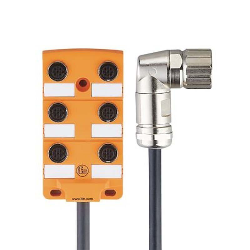 ifm electronic EBC Series Sensor Box, 6 Port, 10 m