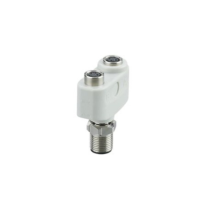 ifm electronic Side Entry, Top Entry Circular Connector Adapter 1 M12 2 M8 Female