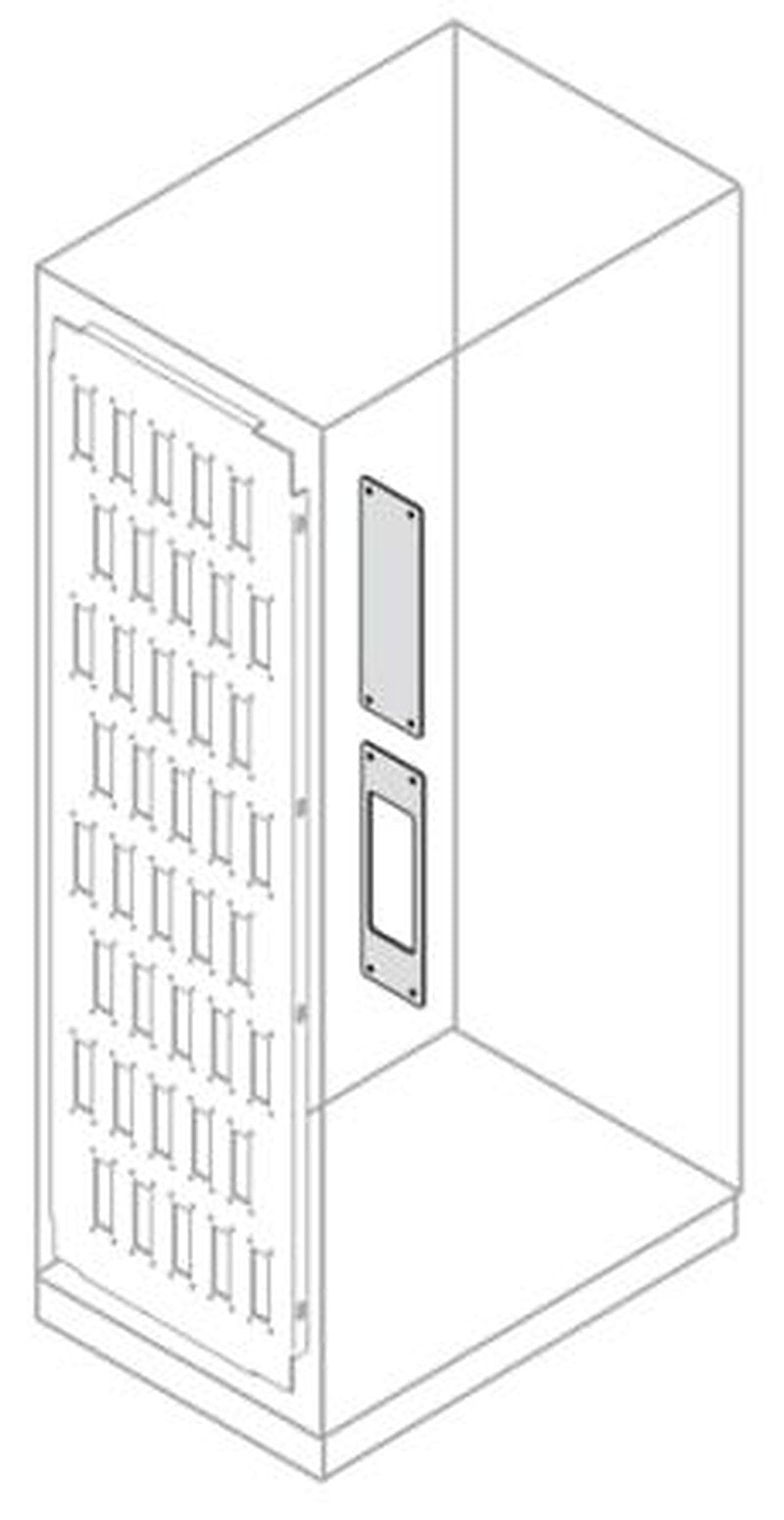 ABB Galvanised Steel Connector Reducing Plate Other Sub-Function 3 IS2 Enclosure for Automation, 50mm W, 145 mm L for