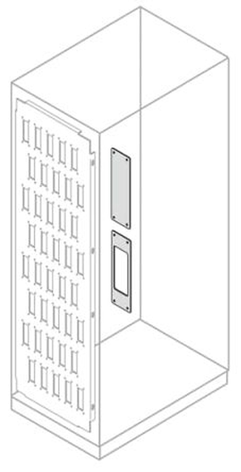 ABB Galvanised Steel Connector Reducing Plate Other Sub-Function 3, 48mm W, 146 mm L for Use with IS2 Enclosures