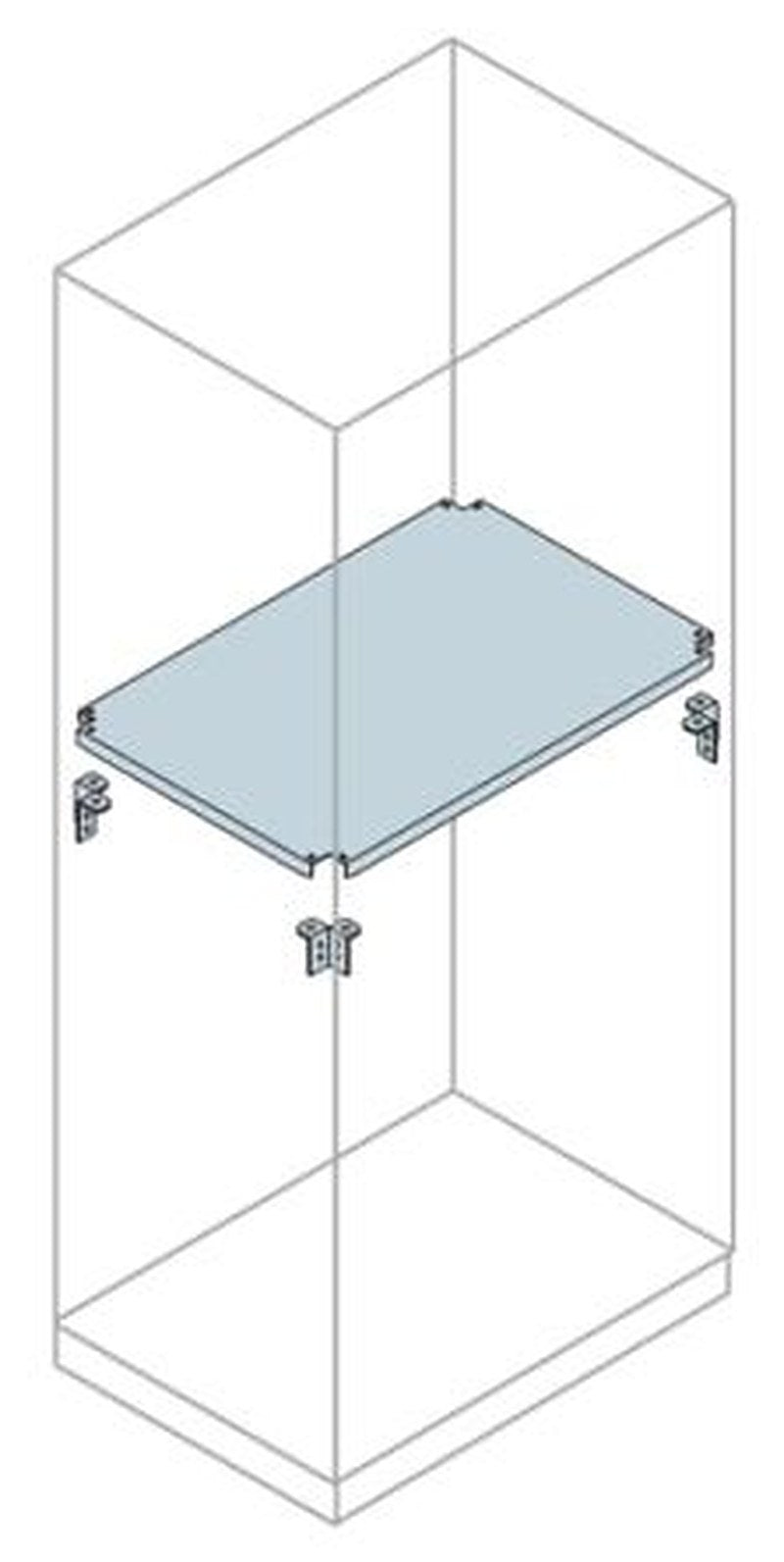 ABB AM2 Series Steel, 800 mm H, 470mm W, 800 mm L, for Use with IS2 Enclosures For Automation
