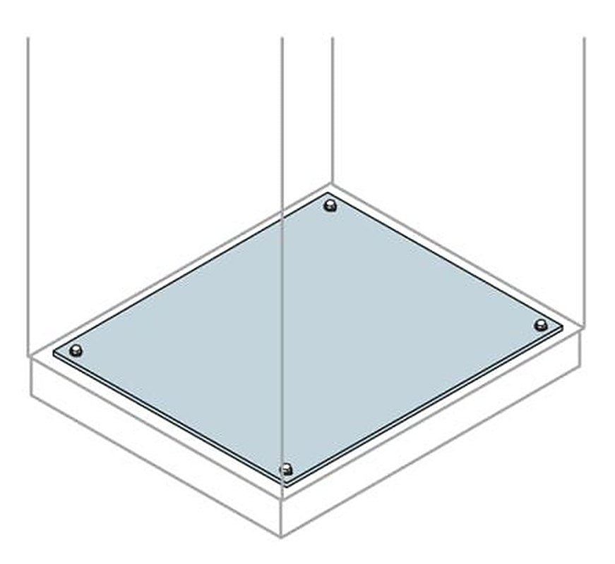 ABB Galvanised Steel Gland Plate, 800mm W, 800 mm L for Use with IS2 Enclosures
