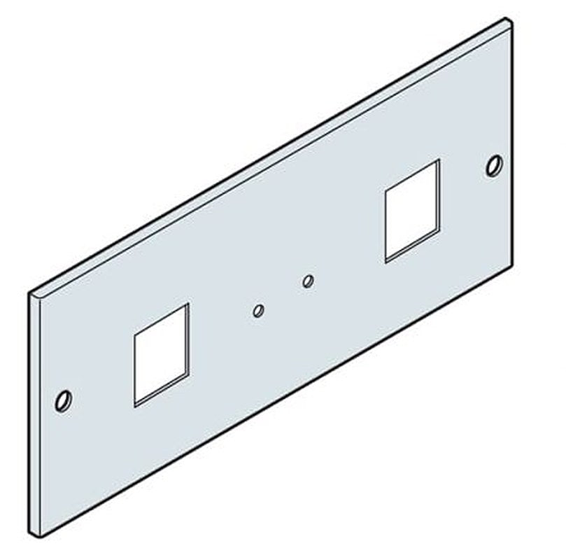 ABB IS2 Series Black RAL 7035 Light Grey Steel, 199 mm H, 689.5mm W, 800 mm L, for Use with IS2 Enclosures For